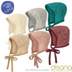 bonnet béguin bébé en tricot disana laine mérinos