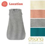 LOCATION DISANA gigoteuse turbulette bébé tricot laine merinos bio