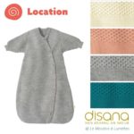 LOCATION DISANA gigoteuse turbulette bébé tricot laine merinos bio