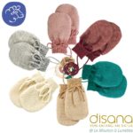 moufles bébé tricot disana laine mérinos bio