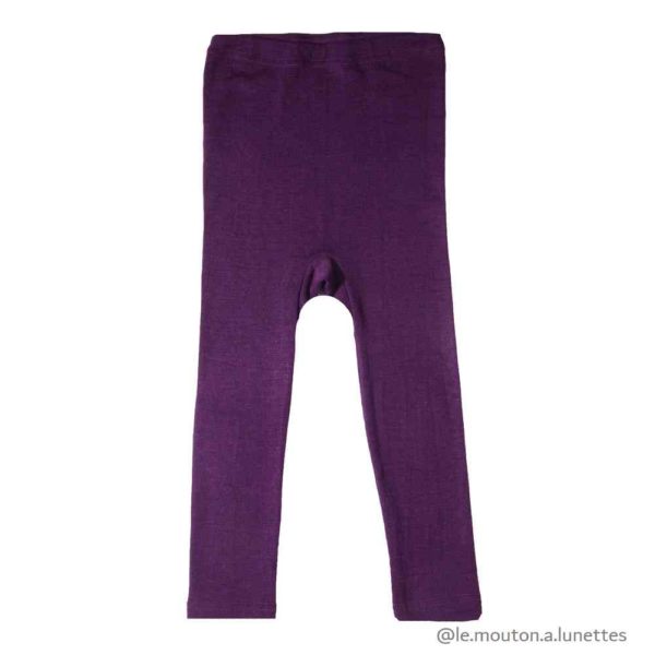 Leggings enfant cosilana collants laine mérinos soie