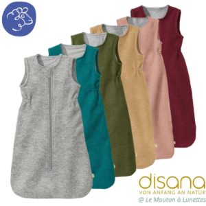 Turbulette hiver disana bébé et enfant - gigoteuse chaude en laine bouillie bio