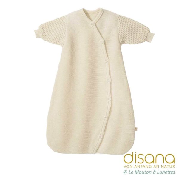 DISANA gigoteuse turbulette bébé tricot laine merinos bio