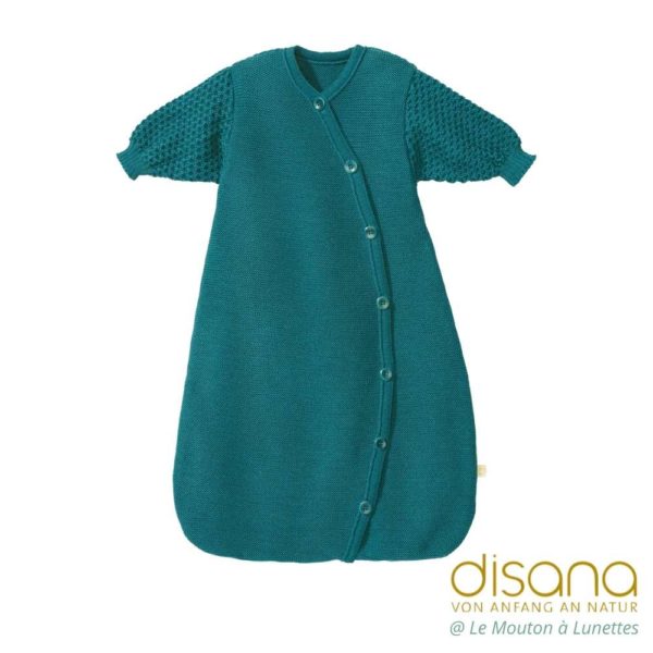 DISANA gigoteuse turbulette bébé tricot laine merinos bio