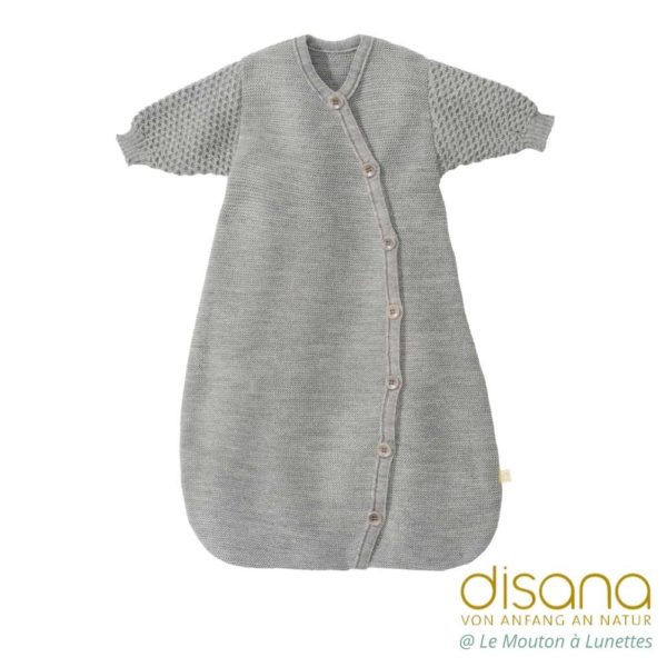 DISANA gigoteuse turbulette bébé tricot laine merinos bio