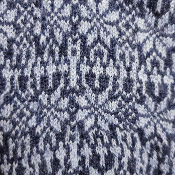 chaussettes en pure laine bio hirsch natur motif étoile marine