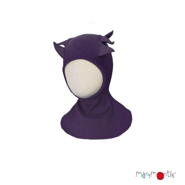 Cagoule Dino ManyMonths en laine mérinos – Image 2