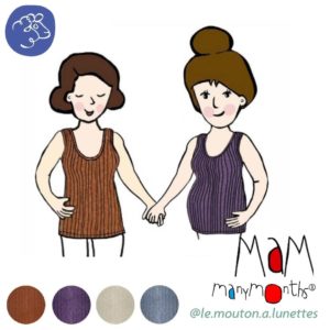 débardeur laine mérinos femme MaM Babymamdesign