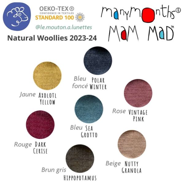 Body évolutif manches raglan ManyMonths – Image 6
