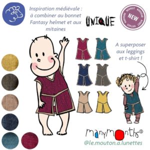 tunique fantasy manymonths laine mérinos fantasy tunic