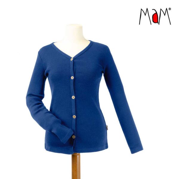 cardigan laine mérinos femme MaM gilet boutons coco