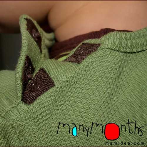 T-shirt mérinos ManyMonths manches courtes enfant – Image 5