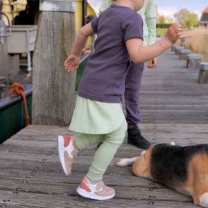 leggings butterfly évolutif coton bio jupe enfant manymonths coton bio