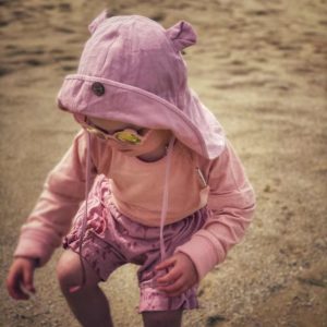 chapeau avec oreilles oursons pour bébé enfant évolutif été chanvre coton bio ManyMonths ECO Hempies mixte