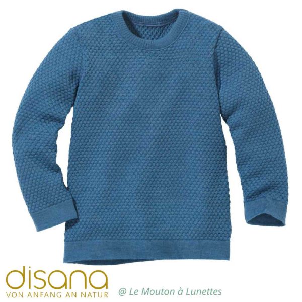 Pullover léger laine mérinos bio maille fantaisie - DISANA – Image 13