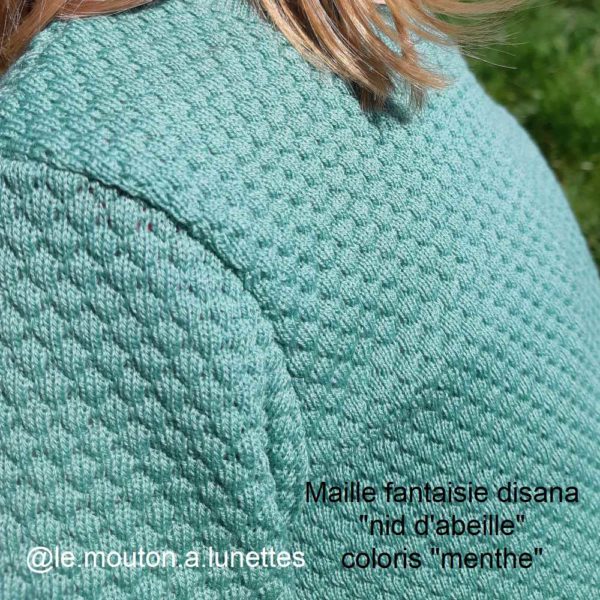 Pullover léger laine mérinos bio maille fantaisie - DISANA – Image 6