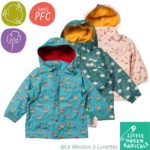veste de pluie little green radicals veste imperméable recyclée coton bio enfant