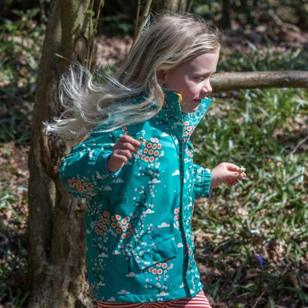 Veste de pluie recyclée doublée en coton bio - Little Green Radicals – Image 3