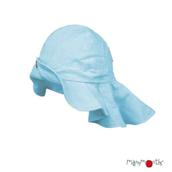chapeau WAVE ManyMonths bébé enfant évolutif été chanvre coton bio ManyMonths ECO Hempies turquoise