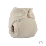 Couche lavable Popolini évolutive pour bébé maxisnap coton bio pressions écru 3 à 15 kg