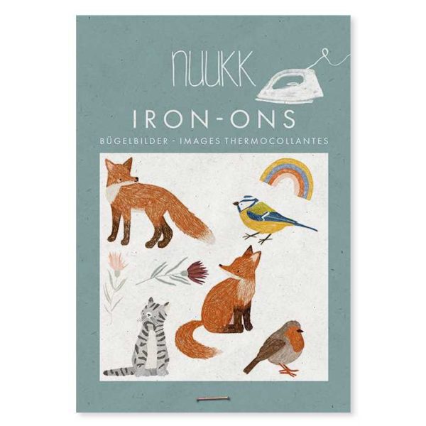 patch thermocollant réparation vêtements enfants NUUKK oiseaux renards