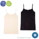Cosilana debardeur caraco femme laine merinos soie