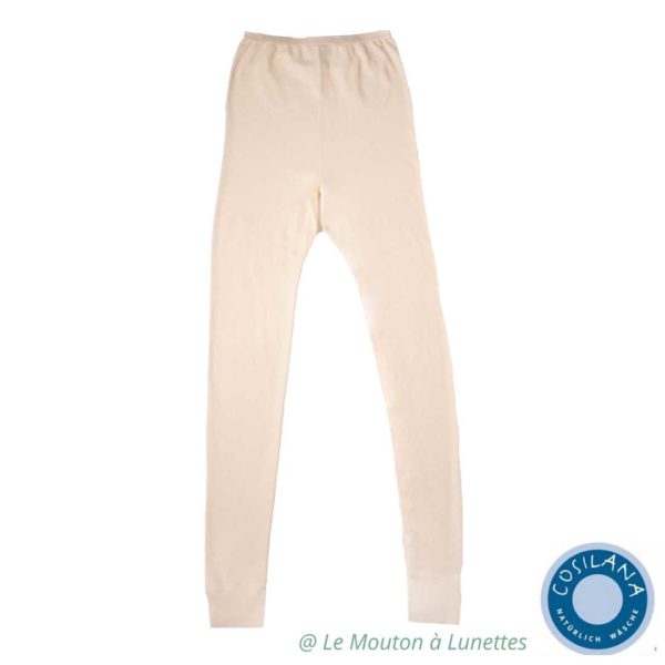 Leggings femme en laine mérinos bio et soie - COSILANA – Image 5