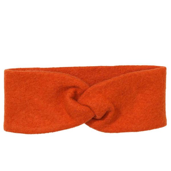 bandeau laine pour les cheveux disana fille orange