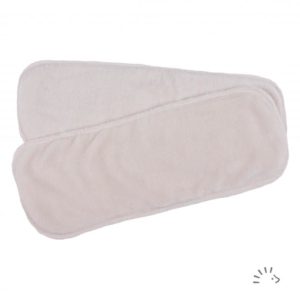 inserts absorbants en éponge de coton bio popolini