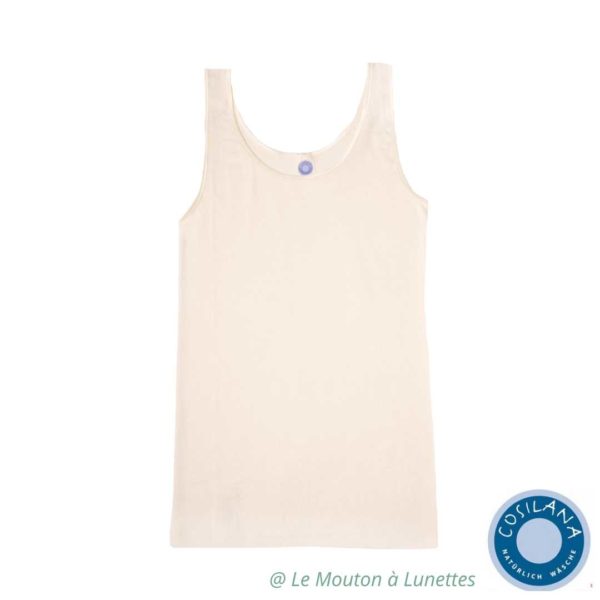 Débardeur femme laine mérinos bio et soie - COSILANA – Image 4