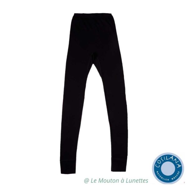 Leggings femme en laine mérinos bio et soie - COSILANA – Image 4