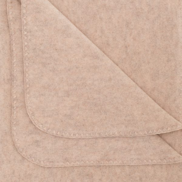 couverture laine polaire bio engel natur sable