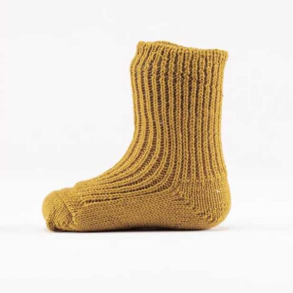 Chaussettes en pure laine bio mi-hautes Hirsch Natur - du 15 au 36 – Image 2