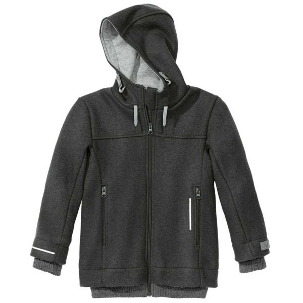 parka hiver disana laine bouillie enfant ado veste outdoor gris anthracite
