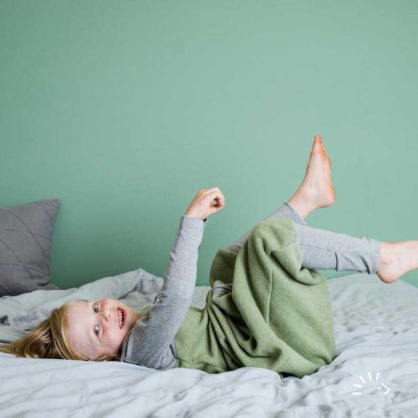 gigoteuse à pieds pour enfant sac de couchage en polaire de coton bio popolini iobio