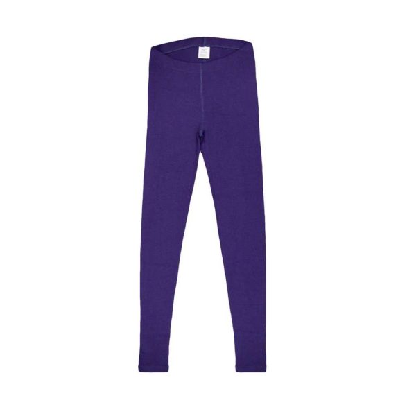leggings femme en laine mérinos MaM violet acai berry