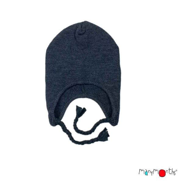 Bonnet en laine mérinos ManyMonths - Earflap beanie enfant – Image 4