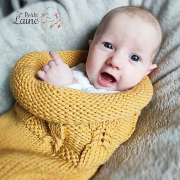 cocon de naissance bébé laine merinos ma petite laine made in France location le mouton à lunettes