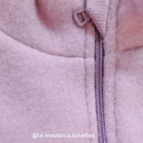veste sans manches en laine polaire bio pour enfant engel natur laine mérinos gilet à zip rose