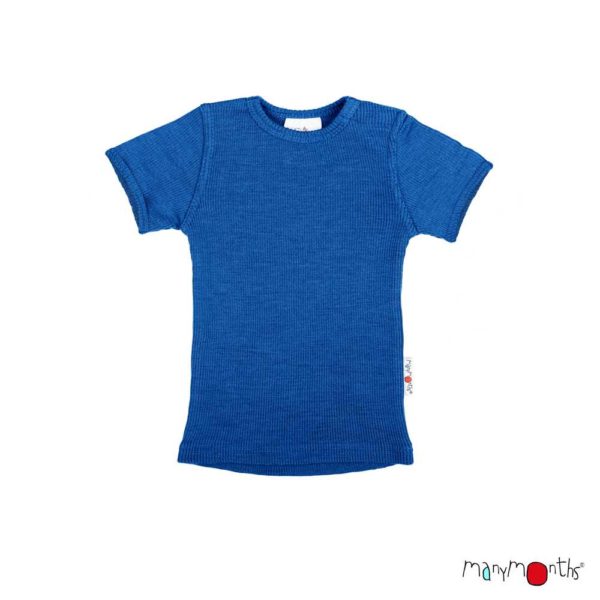 t-shirt manches courtes merinos enfant manymonths tshirt évolutif en laine