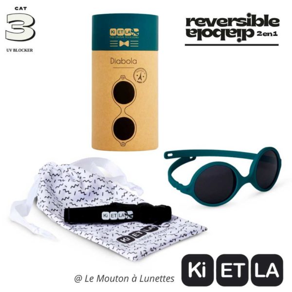 Lunettes de soleil bébé évolutives DIABOLA - Ki ET LA – Image 3