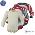 body laine mérinos bio pour bébé manches longues engel natur