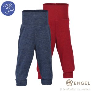 pantalon laine mérinos bio pour bébé engel natur mixte et évolutif