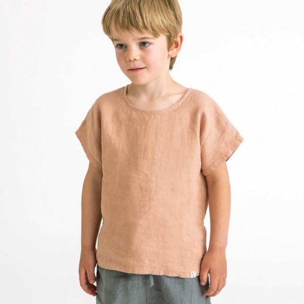 T-shirt en lin manches courtes - Matona – Image 10