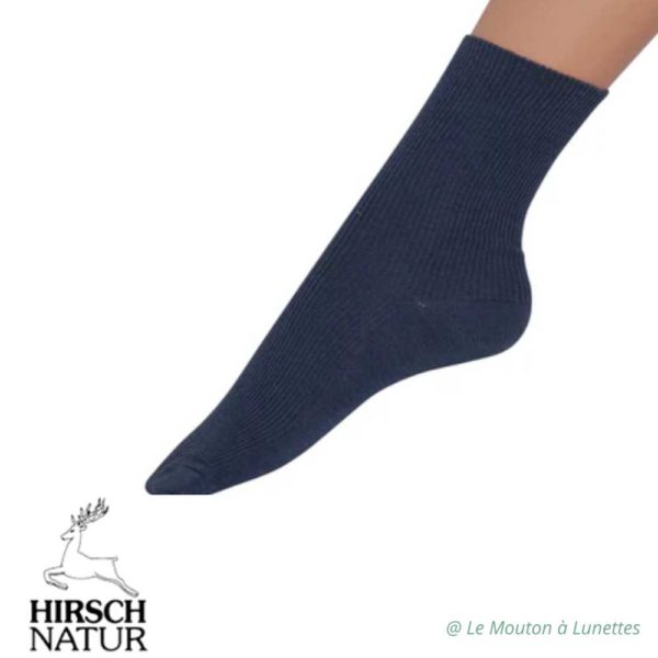 chaussettes laine et coton bio enfant hirsch natur