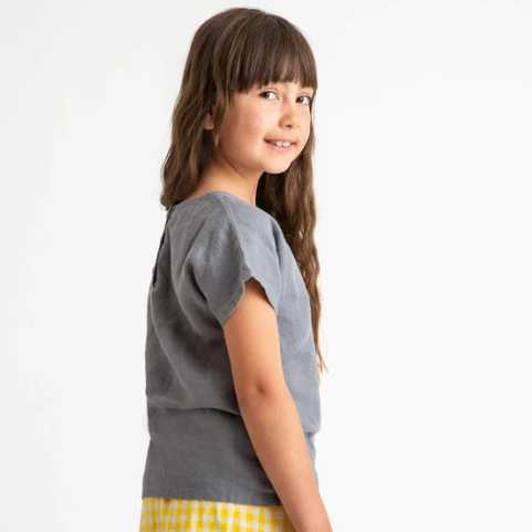 T-shirt en lin manches courtes - Matona – Image 3