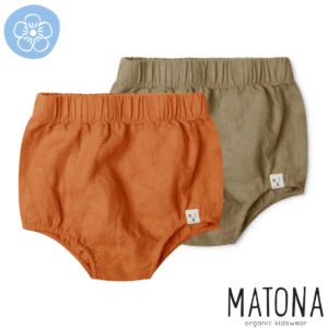 bloomer en lin short bébé lin matona