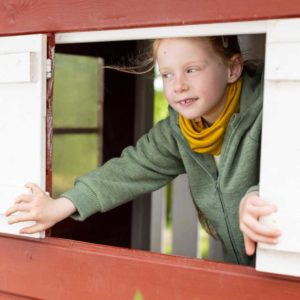 engel natur cache cou snood laine soie bio enfant jaune safran