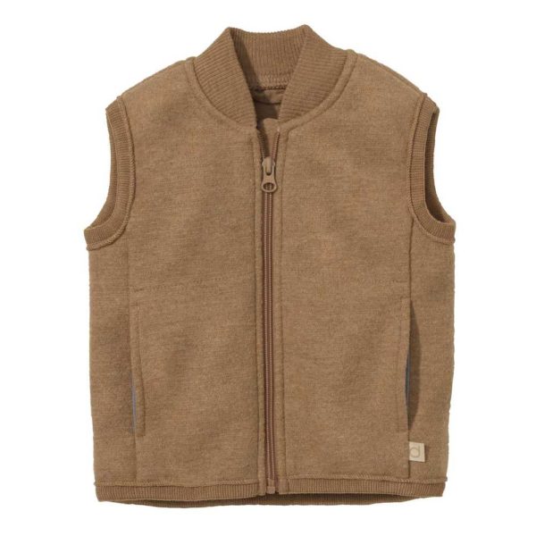 Veste sans manches en laine bouillie bio enfant - Nouveauté DISANA – Image 8