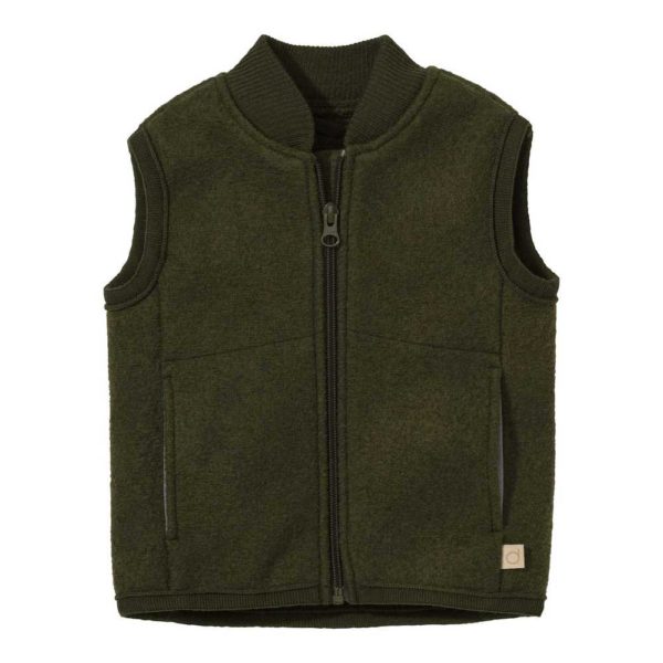 Veste sans manches en laine bouillie bio enfant - Nouveauté DISANA – Image 10